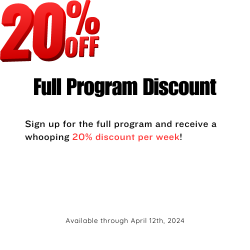 Full Program Discount 20%