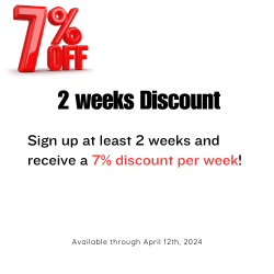 2 Weeks Discount 7%